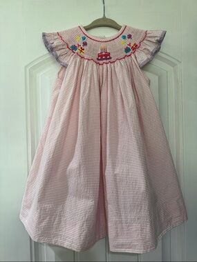 Classic Whimsy Smocked Birthday Dress